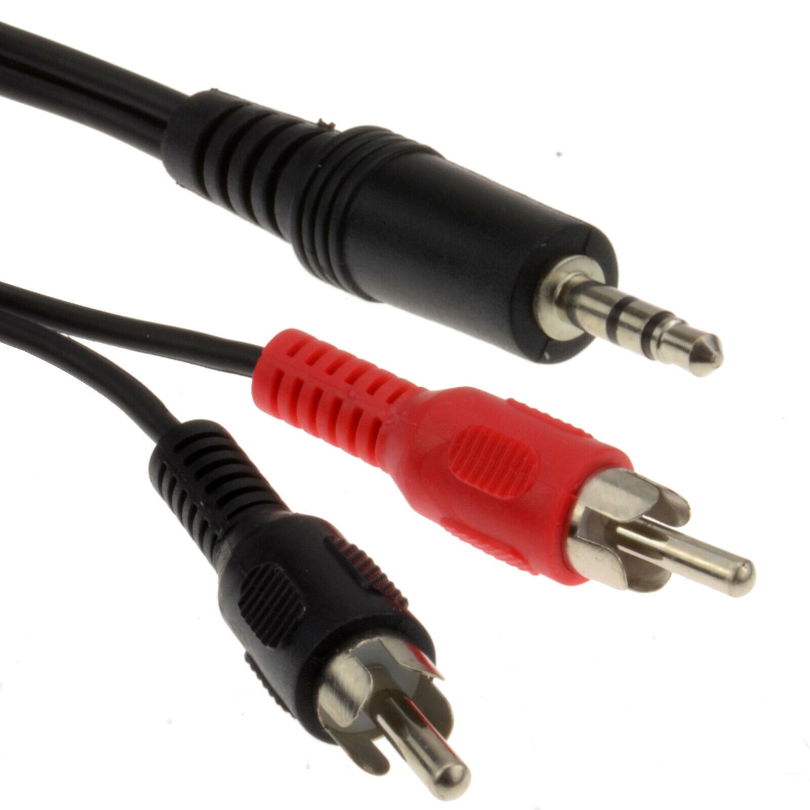 5m SoundLAB 3.5mm Jack Plug To 2 x RCA Phono Cable Lead