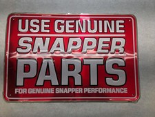 Vintage Snapper Parts Sign