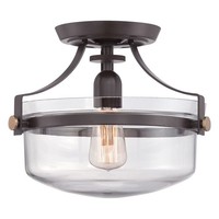 Industrie Deckenleuchte Alonso In Bronze Ø33Cm Design Lampe Esszimmer Wohnzimmer