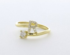Side Stone Engagement Ring Solid 14K Gold 0.30 Carat Round Natural Diamond F VS2
