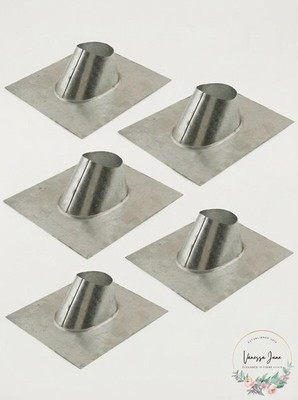 Lot of 5 Amerivent  4Ef Roof  Vent Flashing, 4inches
