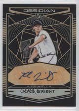 2019 Chronicles Obsidian Electric Etch Orange Prizm 3/50 Kyle Wright Auto 8k4
