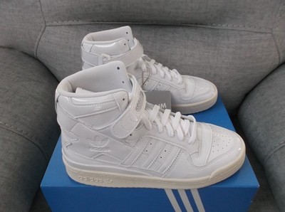 adidas Forum 84 Hi W White Patent Leather Women's Size 8.5 (G58066) - NEW