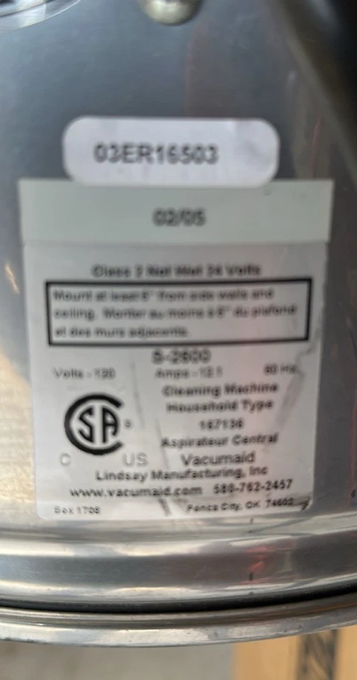 VacuumMaid Central Vacuum Power Unit - Image 2 of 4