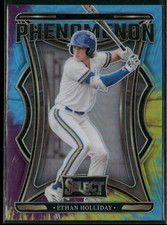 2025 Panini Select #23 Ethan Holliday Phenomenon /25 tye dye