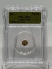 .9999 Fine Gold Eagle Head 1/500 OZ ICG MS70 Round ND
