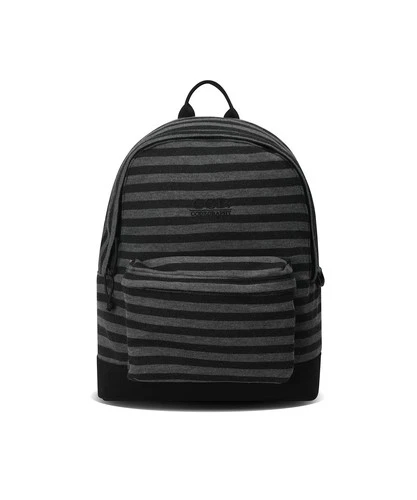 CODEGRAPHY Square Logo Stripe Backpack - Dark Gray - product listing photo