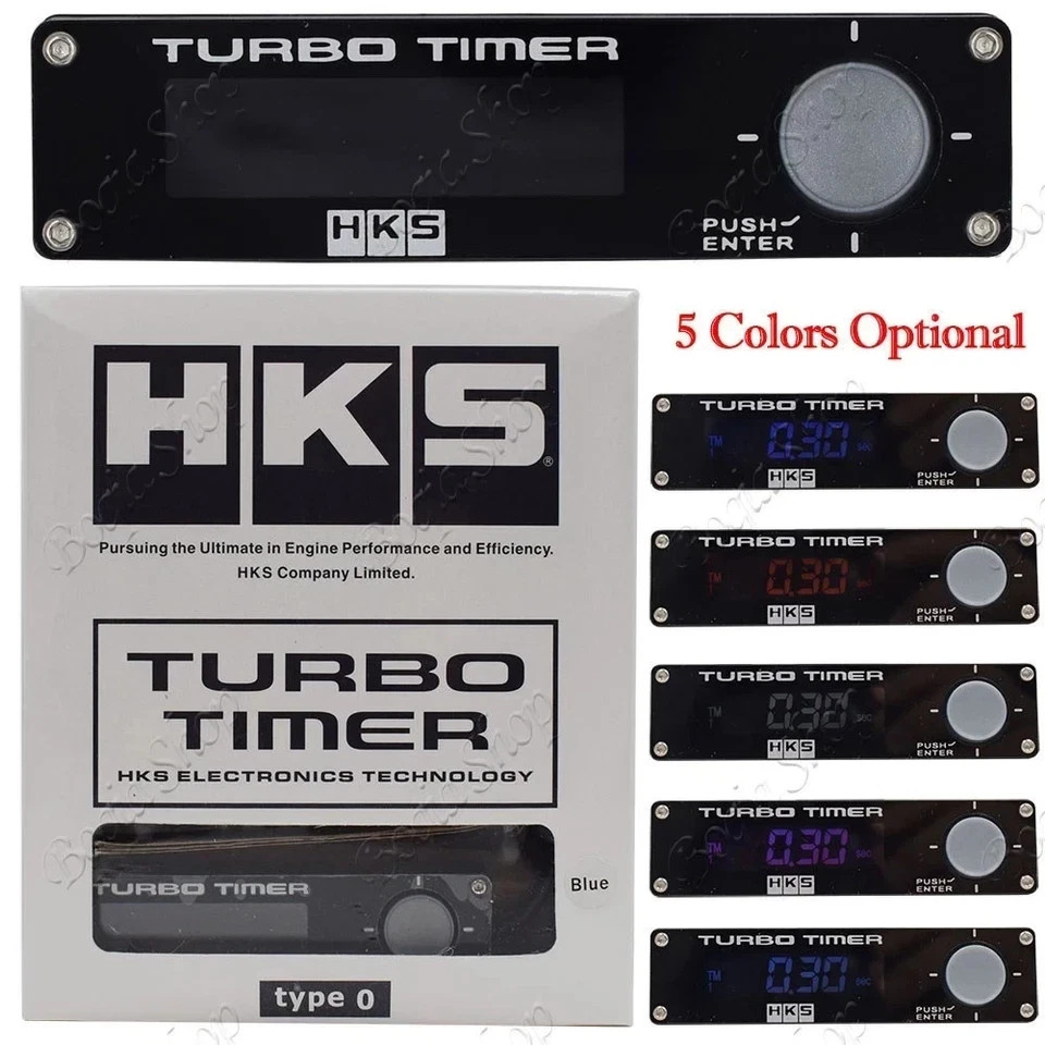 HKS Universal Auto Car Type 0 Turbo Timer with White LED Digital
