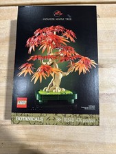 LEGO Botanicals Japanese Red Maple Bonsai Tree Complete Set 474 Piece 10348 