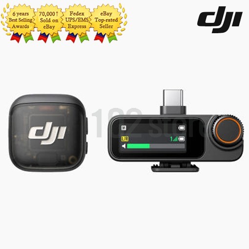 DJI Mic 3 (1 TX + 1 RX) Advanced Mini Wireless Microphone -No