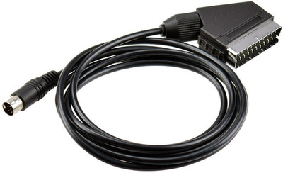 1.8M/6FT RGB Scart AV Cable Lead Audio Video Connector for Genesis Megadrive 2