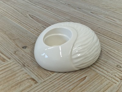 Belleek Living Sandwave Kerzen Teelicht Kerzenhalter sehr guter Zustand