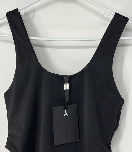 Maniere de voir NWT double layer high leg bodysuit women’s Size 8 Black - Picture 4 of 8