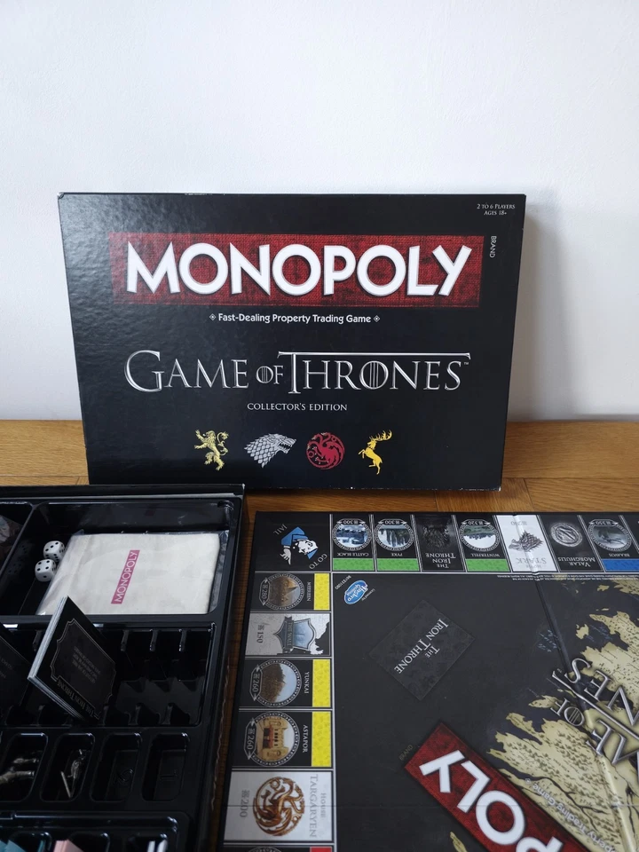 Monopoly Game of Thrones 2015 Collectors Edition Board Game - Used Once! - Image 4 of 4