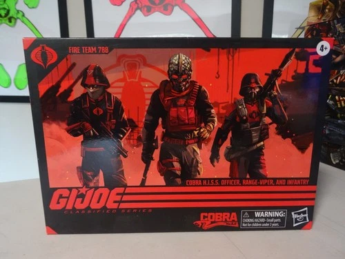 NEW GI JOE CLASSIFIED HISS FIRE TEAM 788 Cobra Officer Range Viper Infantry #110