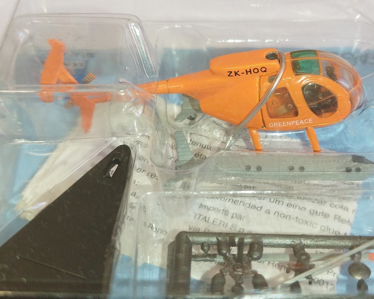 Italeri Helicopter Hughes MD 500 Greenpeace 1/100 Diecast | eBay