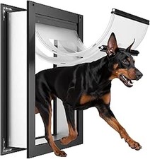 Steel Dog Door for Wall or Door Telescoping Tunnel- Large