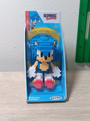 *FREE SHIP* 2.5'' DIGITAL PIXEL 8-BIT Sonic the Hedgehog Jakks SEGA