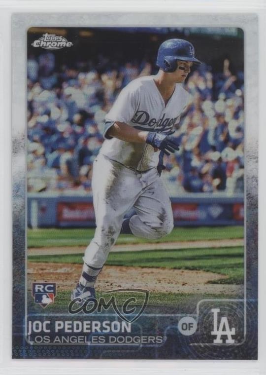 2015 Topps Chrome Refractor Joc Pederson (Running) #129 1dd