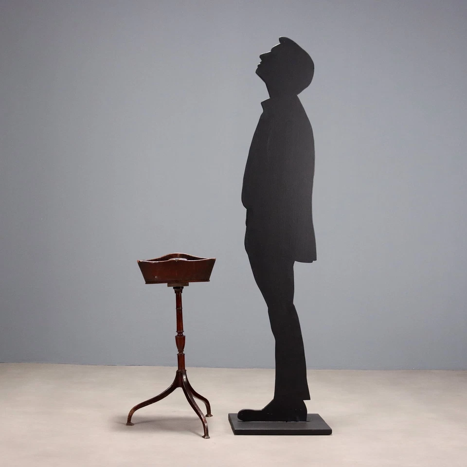 Servo Muto Antico Mogano Italia Fine XIX Secolo Originale - Immagine 2 di 4