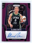 Alanna Smith 2025 Panini Prizm WNBA #SG-AS Auto Purple Prizms #/49 *ke