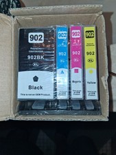 4Pack Combo 902XL CMY FOR HP OFFICE JET PRO 6968 6978 6960