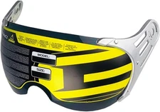 G-Mac Metro Evo Open Face Motorcycle Helmet Replacement Visor - Dark Smoke