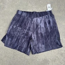 New Size XL 7" adidas Men's Workout Spray Dye Training Shorts Rare Black Grey