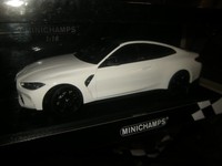 1:18 Minichamps Bmw M4 2020 White/Weiss In Ovp