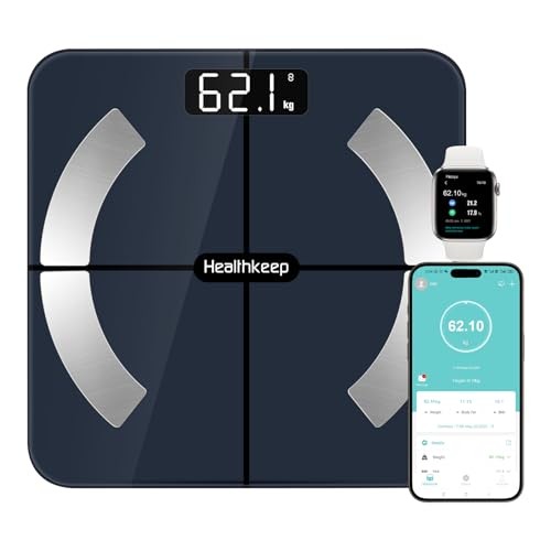 Pèse personne Bluetooth Healthkeep pour contrôler sa masse grasse à la maison