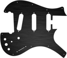 WD Custom Pickguard For Parker 3 Single Coil Nitefly V1 #27T Simulated Black ...