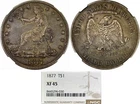1877 $1 NGC XF45 TRADE DOLLAR ~ HANDSOME ORIGINAL PATINA!