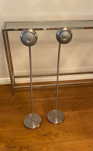 Anthony Gallo Nucleus Micro Ti Stainless Steel Speakers with Stands - Picture 4 of 8
