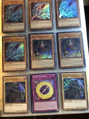 yugioh card collection binder Douper Card Binder for Pokemon Cards, 9 Pocket 540 Cards Trading Card Games  Collection Holder Book Folder with Customizable Label Slot and Side-Loading  Sleeves (Orange): Buy Online at Best Price in UAE -