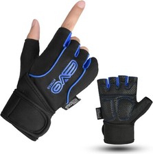Women Men Half Finger Gloves Gym Workout Weight Lifting Training Bodybuilding