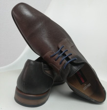 LLOYD Herren Dragon Derby Business Schuhe Leder Gr&ouml;&szlig;e 41 braun Neu
