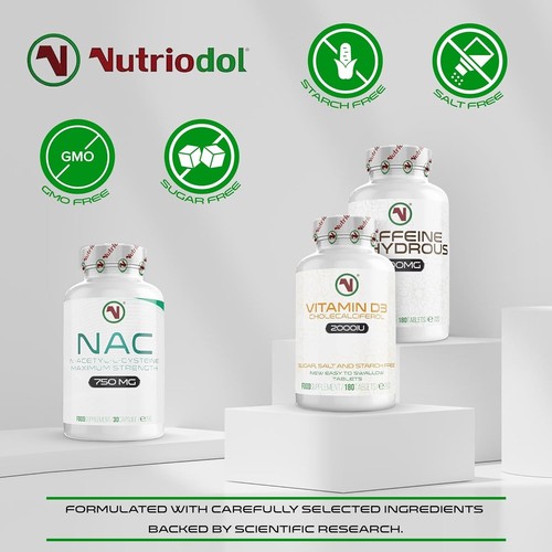 Vitamin D3 2000 IU – 400 High Strength Vitamin D Tablets (1+ Year Supply) Natura - Picture 7 of 7