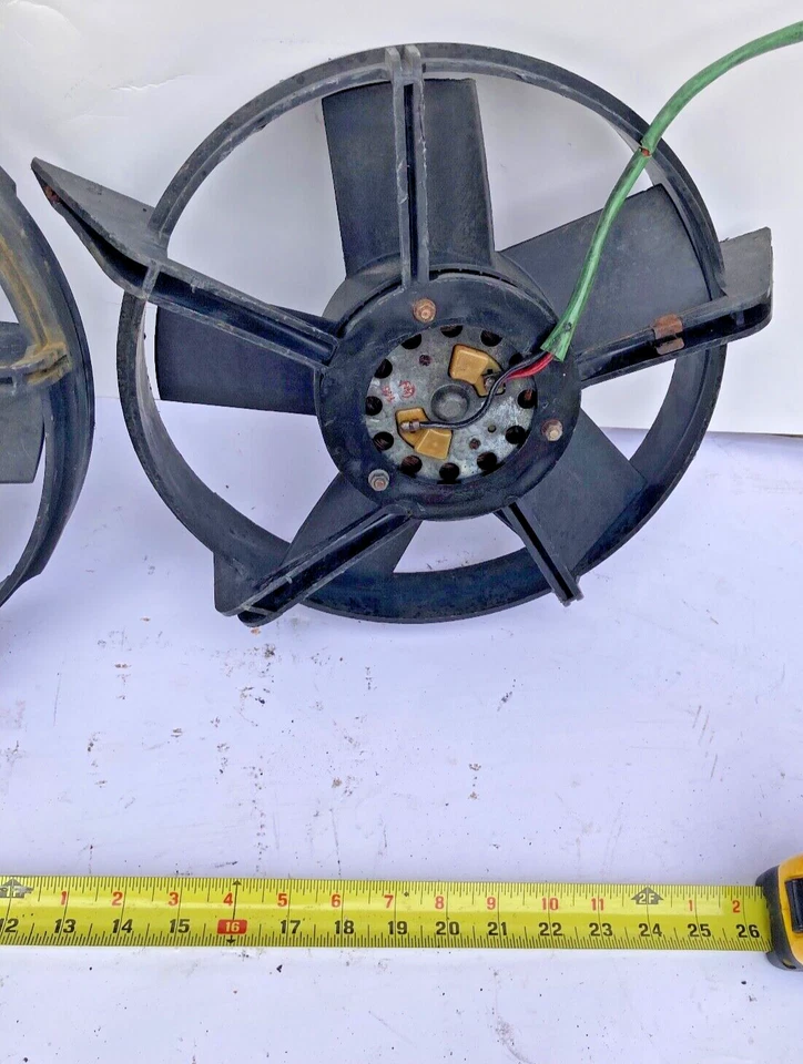 Ventilador Radiador 12V Clásico Saab 900 8594806 Años 80 Turbo NO FUNCIONA 2X Coche Foto 4 de 4