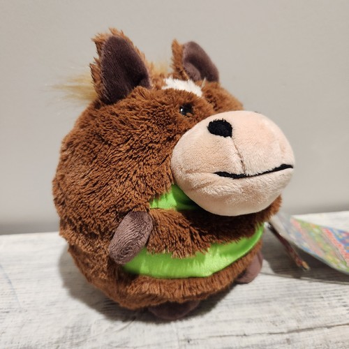 Mushabelly Chatter Jay at Play Horse Pony Brown Stuffed Animal Plush NON-WORKING - Picture 4 of 9