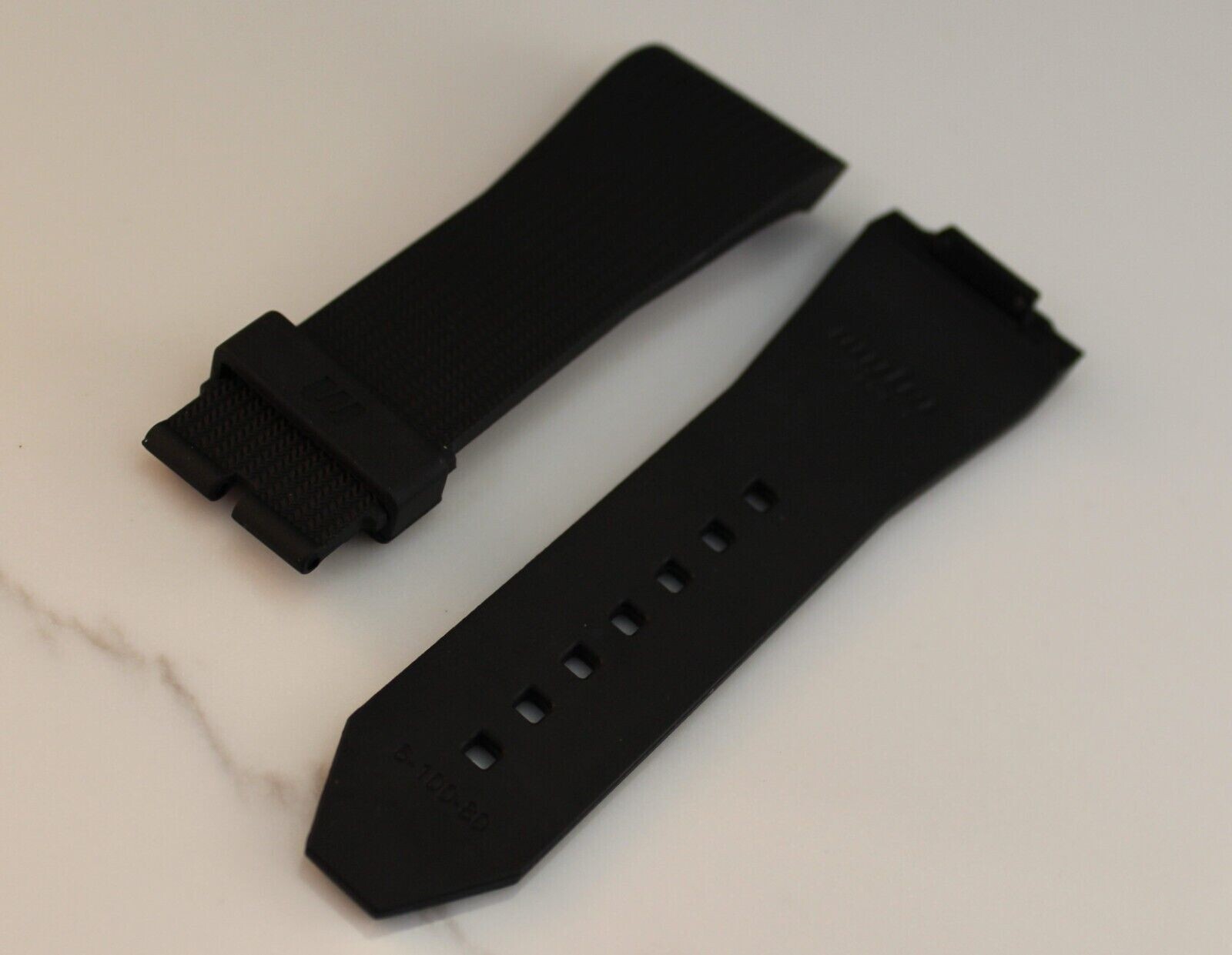 New Wyler Genève code R chronograph Black rubber strap bracelet eNotary