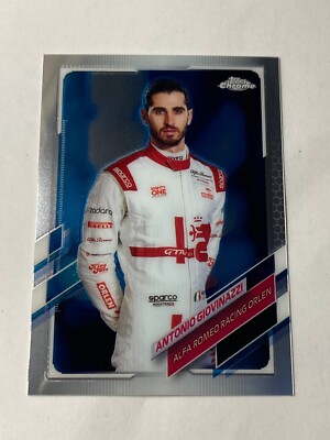 2021 topps chrome formula 1 ANTONIO GIOVINAZZI portrait