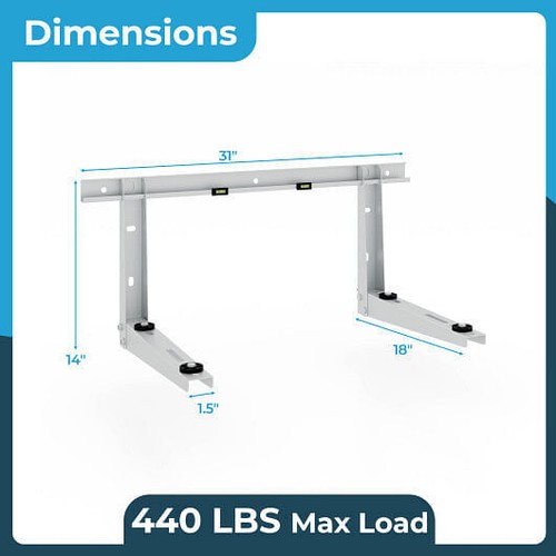 Mini Split Wall Mounting Bracket for 6000-12000 BTU Universal Ductless AC - Picture 5 of 5