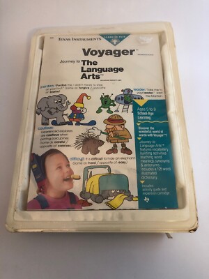 Texas Instruments Voyager Software TheLanguage Arts New Sealed 