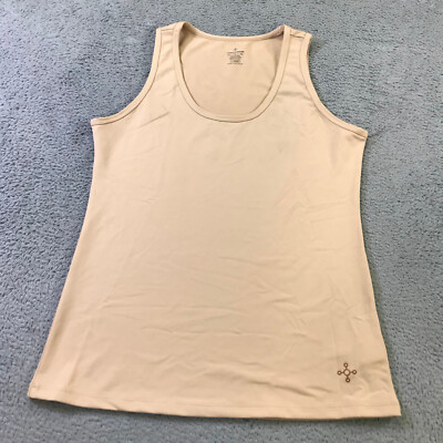 TOMMIE COPPER Tank Womens Extra Large Tank Top Beige Core Tank Top Support