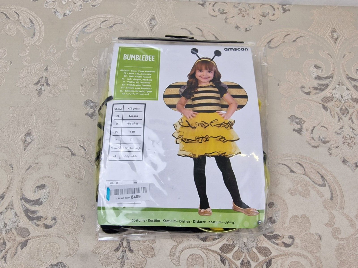 Baby Girls Bumble Bee Fancy Dress Costume 12 18 24 Mths Insect