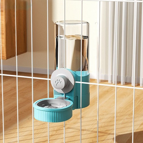 Automatic Pet Bowls Cage Hanging Feeder Pets Water Bottle Food Container Bowl - Picture 12 of 16