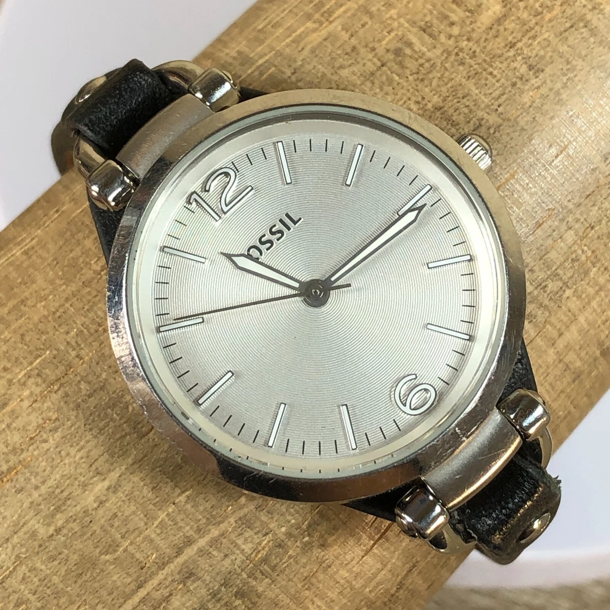 Fossil georgia watch clearance band