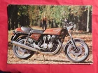 48) BEAUTIFUL vintage postcard vintage Honda CB 750 F2 MOTORCYCLE IN NICE CONDITION