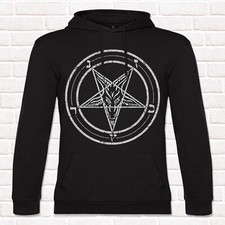 Pentagram Hoodie. Occult symbolism, Baphomet, Sigil, Satan, Pentacle, 666.
