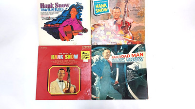 4 Albums Hank Snow RCA Records   12'' LP 33 RPM Stereo 1964 1963 2015 2009